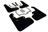 Rally Armor 17-22 Subaru Impreza Black UR Mud Flap w/ Blue Logo MF45-UR-BLK/BL