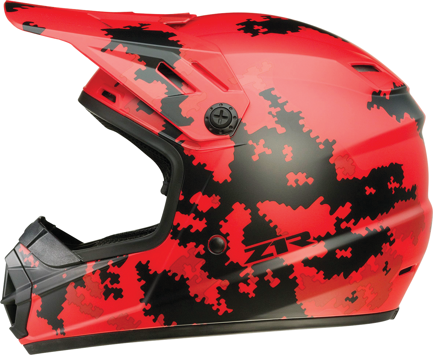 Z1R Youth Rise Helmet - Digi Camo - Red - Large 0111-1462