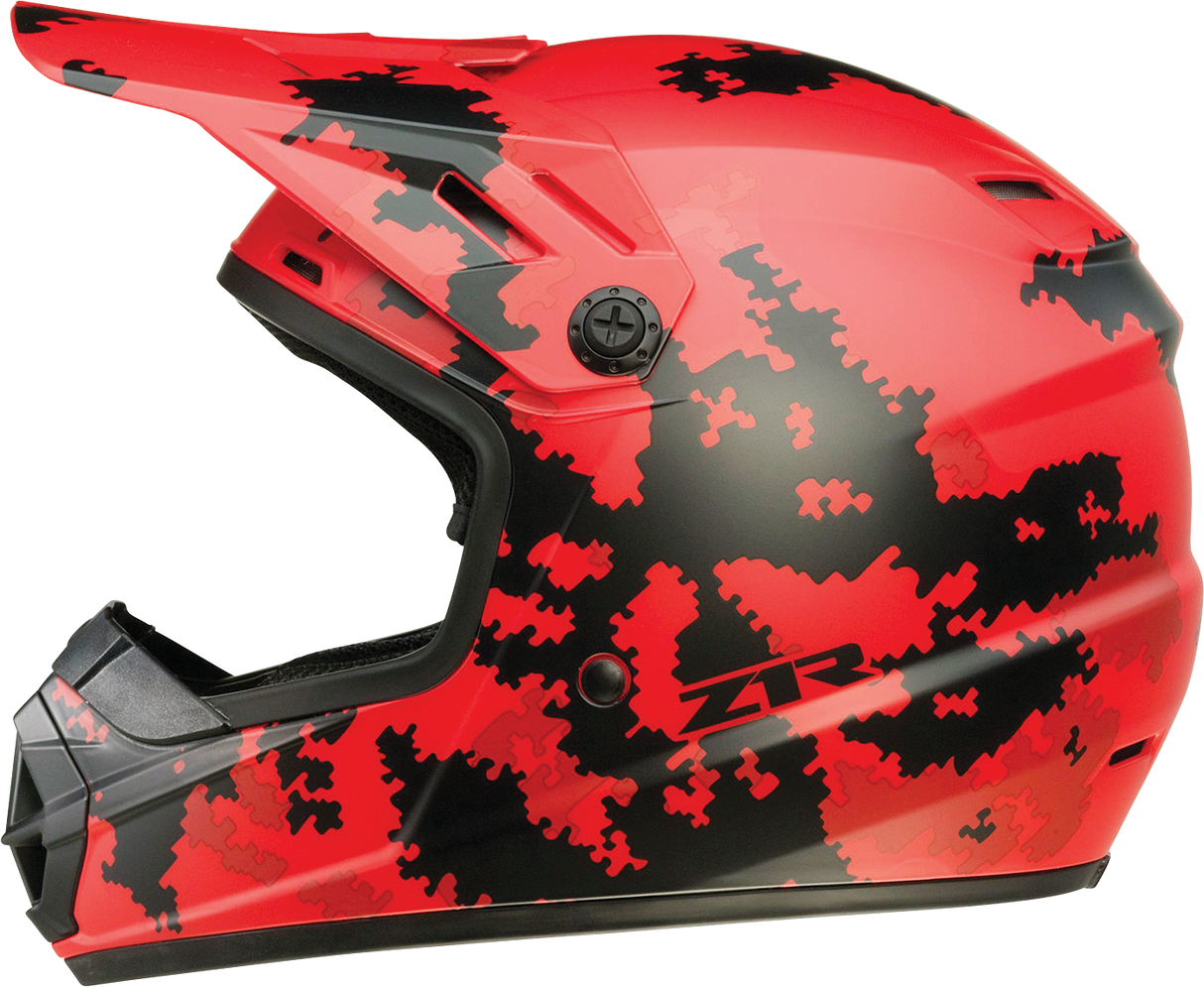 Z1R Youth Rise Helmet - Digi Camo - Red - Small 0111-1460