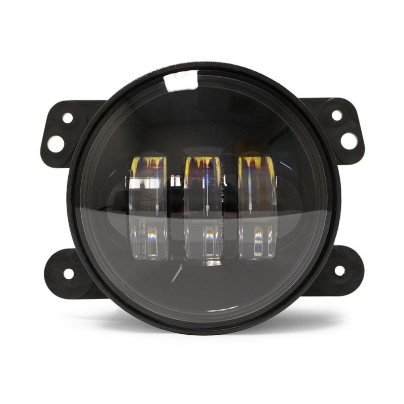 DV8 Offroad 07-18 Jeep Wrangler JK 4in 30W LED Replacement Fog Lights R4FL16W3W