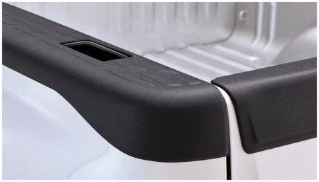 Bushwacker 07-13 GMC Sierra 1500 Fleetside Bed Rail Caps 69.3in Bed - Black 49525
