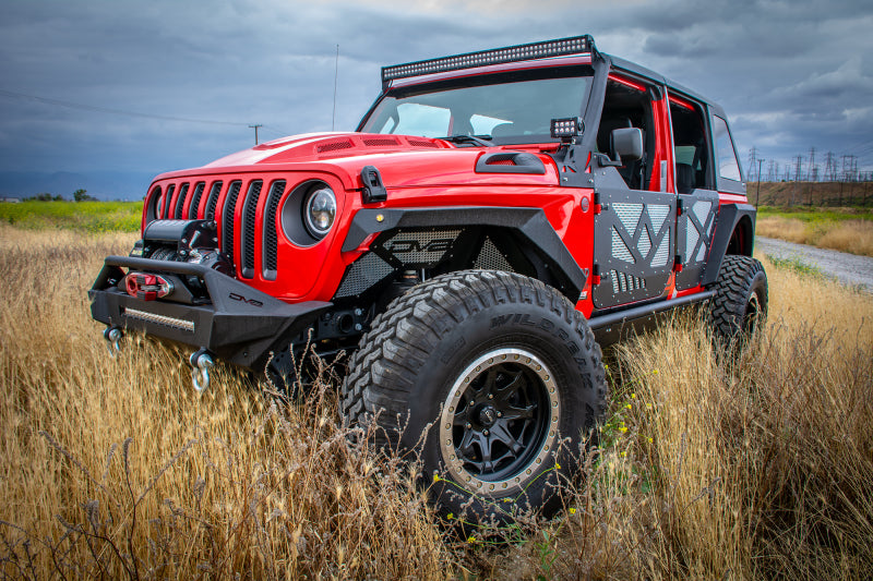 DV8 Offroad 18+ Jeep JL Heat Dispersion Hood - Primer Black HDMBJL-01