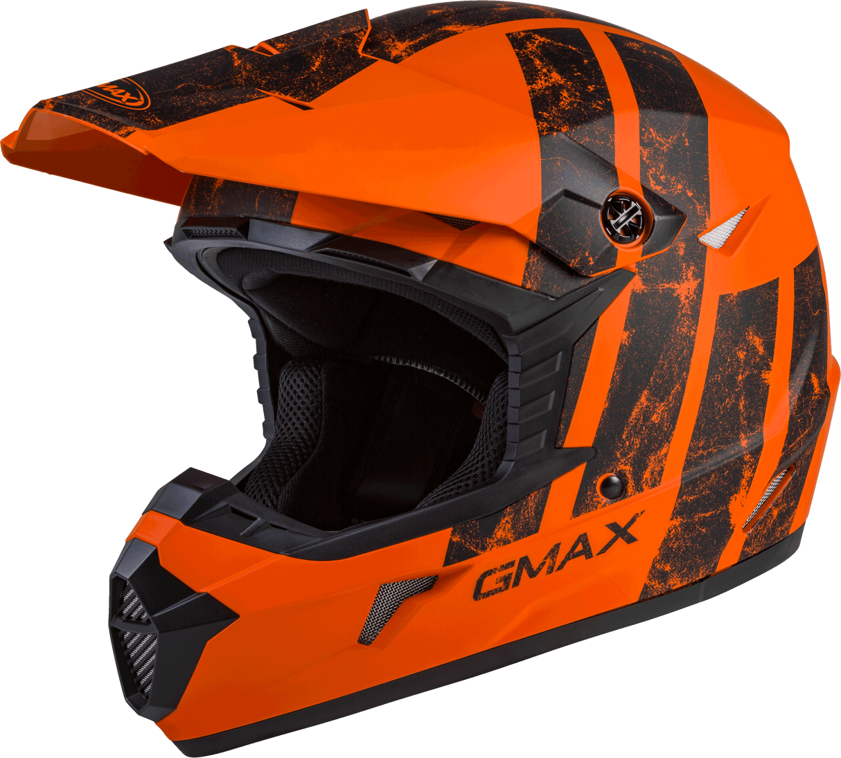 GMAX Mx-46 Off-Road Dominant Helmet Matte Orange/Black Md G3464135