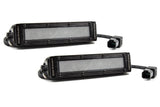 Diode Dynamics 6 In LED Light Bar Single Row Straight SS6 - White Flood Light Bar (Pair) DD6032P