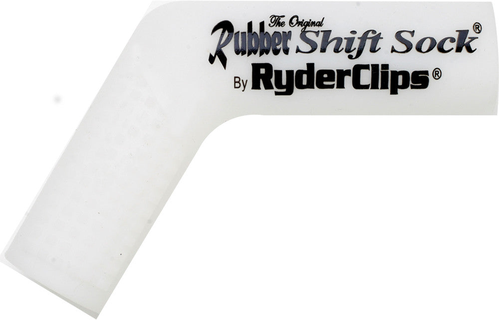 RYDER CLIPS Rubber Shift Sock (White) RSS-WHITE