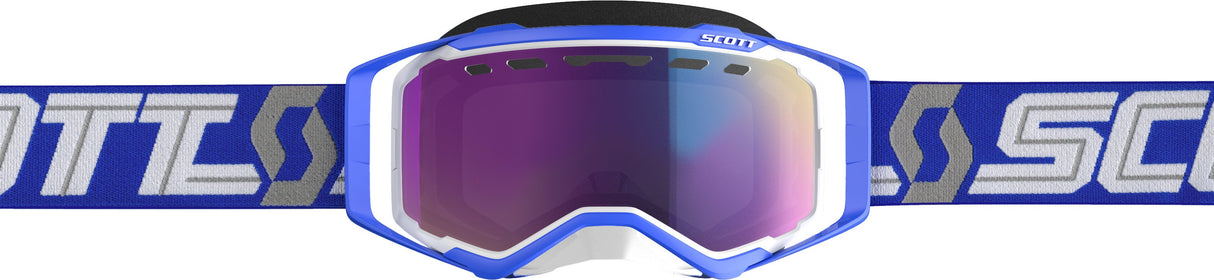 SCOTT Goggle Prospect Snow White/Blue W/Teal Chrome 262581-1029315