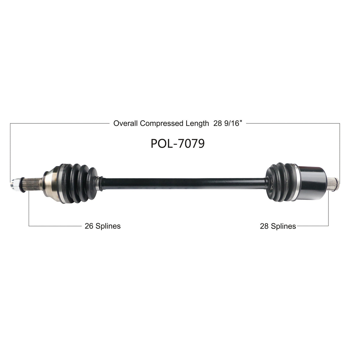 OPEN TRAILOe 2.0 Axle RearPOL-7079