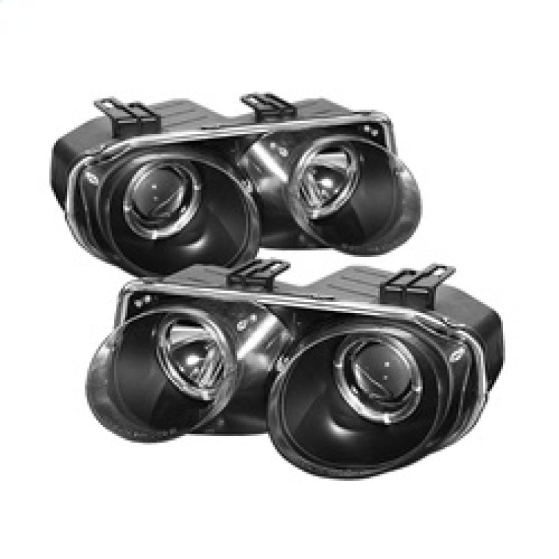 Spyder Acura Integra 98-01 Projector Headlights LED Halo -Black High H1 Low 9006 PRO-YD-AI98-HL-BK 5008695