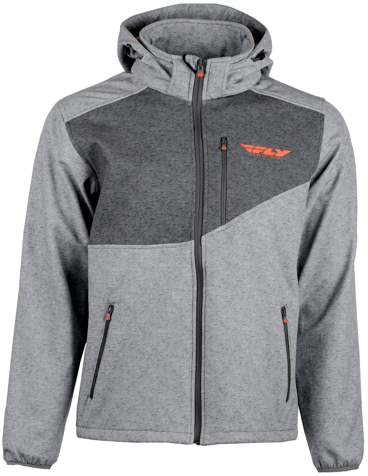 FLY RACING Fly Checkpoint Jacket Grey Heather/Orange 3x 354-63823X