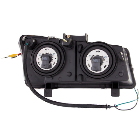 ANZO 2003-2006 Chevrolet Silverado 1500 Projector Headlights w/ U-Bar Black 111312