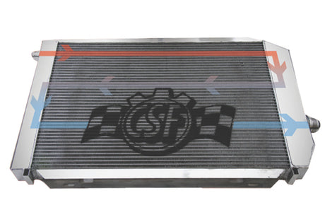 CSF Universal Triple Pass Dual Core Radiator w/AN Fittings 8023