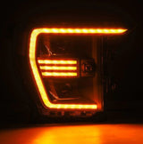 AlphaRex 21-22 Ford F150 PRO-Series Projector headlights Black w/Activ Light/Seq Signal 880293