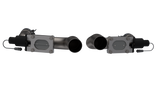 QTP 11-18 Dodge Challenger/Charger 5.7L 2.5in 304SS Aggressor Cutout Dual Mid Pipes 530011