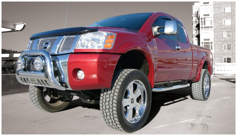 Bushwacker 04-15 Nissan Titan Extend-A-Fender Style Flares 4pc 67.1/78.9/84/96in - Black 70901-02