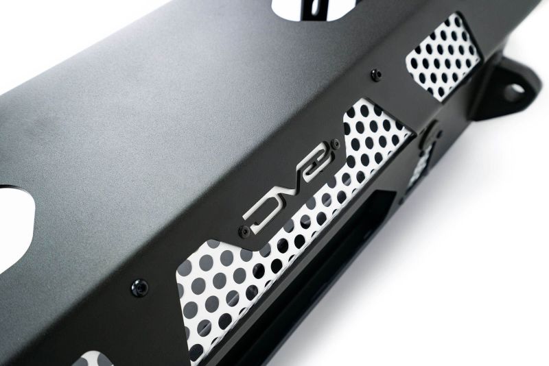 DV8 Offroad 2021+ Ford Bronco Front Bumper Winch Capable w/ Optional Bull Bar/Aux Light Opening FBBR-01