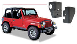 Bushwacker 97-06 Jeep Wrangler Trail Armor Rear Corners - Black 14001