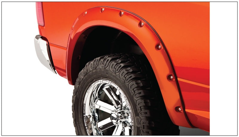 Bushwacker 09-18 Dodge Ram 1500 Fleetside Pocket Style Flares 4pc 67.4/76.3/96.3in Bed - Black 50915-02