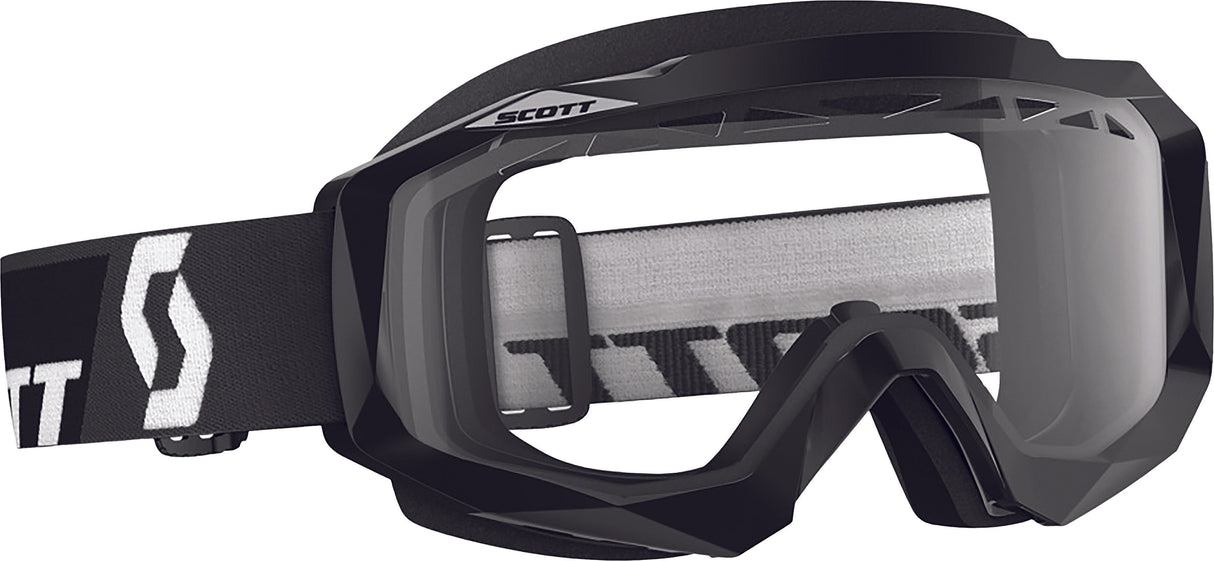 SCOTT Hustle Enduro Goggle Black W/Clear Lens 240589-0001043