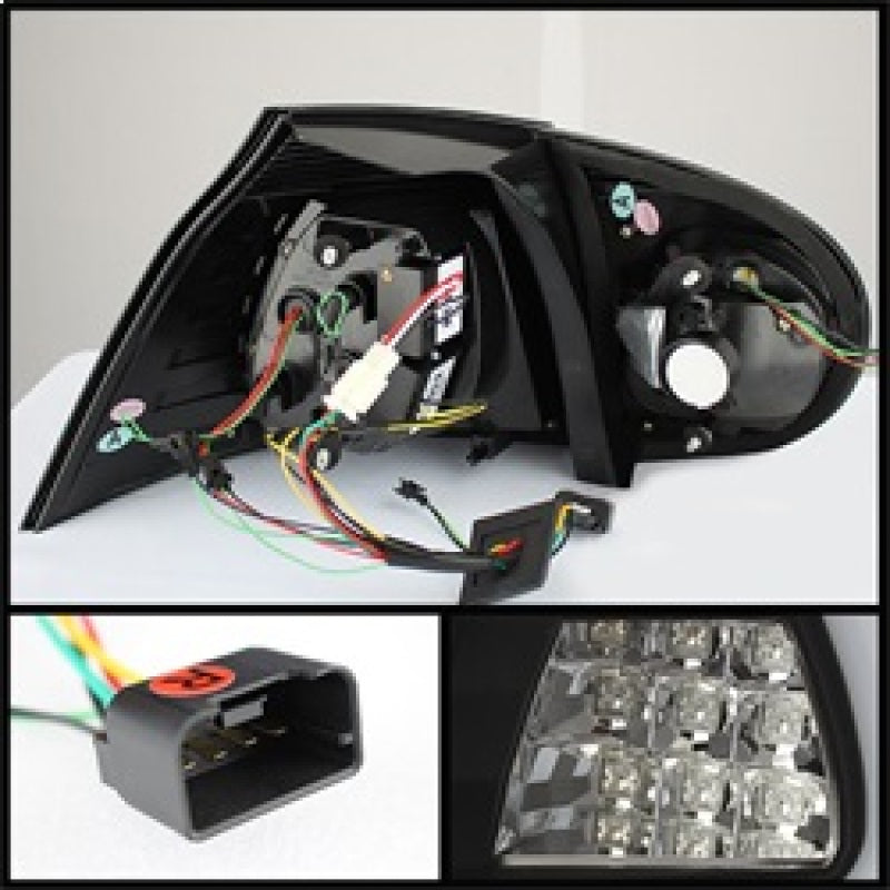Spyder Volkswagen Golf V 06-09 LED TURN SIGNAL LED Tail Lights Black ALT-YD-VG03-LED-BK 5073792