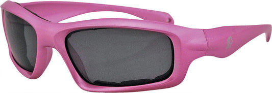 ZAN Seattle Sunglasses Pink Frame W/Smoked Lens EZSE003