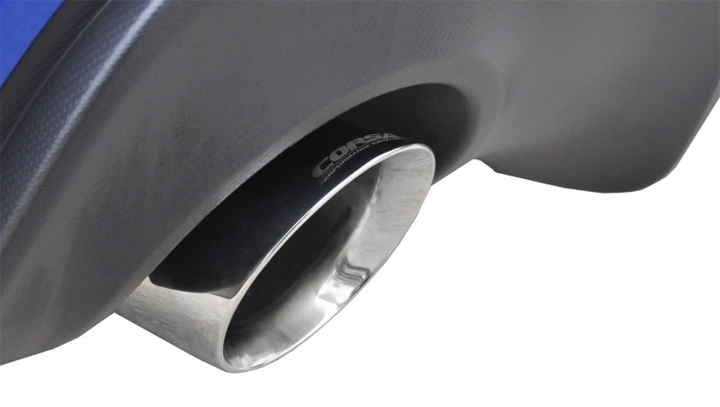Corsa 12-14 Scion FRS / Subaru BRZ Polished Sport Cat-Back Exhaust 14864