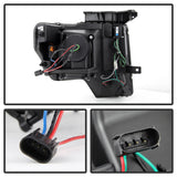 Spyder Ford F150 09-14 Projector Headlights Halogen Model- Light Bar DRL Blk PRO-YD-FF15009-LBDRL-BK 5077592