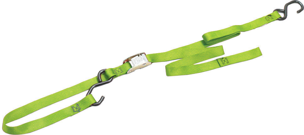 ANCRA Classic Tie-Downs Neon Green 66"X1" Pair 40888-28