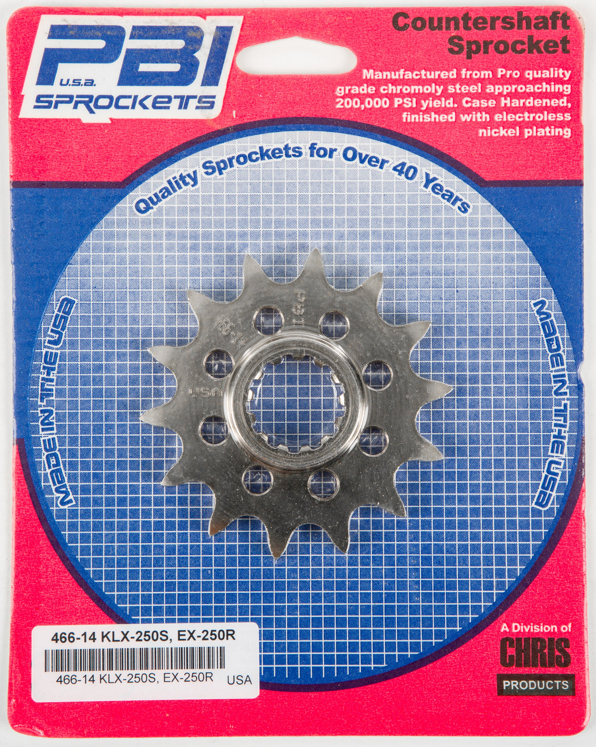 PBIFront Cs Sprocket Steel 14t-520 Kaw466-14