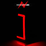 ANZO 07-17 Ford Expedition LED Taillights w/ Light Bar Black Housing Smoke Lens 311409