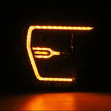 AlphaRex 21-22 Ford F150 Luxx-Series Projector Headlights Alpha-Black w/Activ Light/Seq Signal 880169