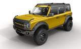 AVS 21-23 Ford Bronco 2/4Dr. Excl. Raptor Aeroskin Low Profile Hood Shield - Matte Black 377183