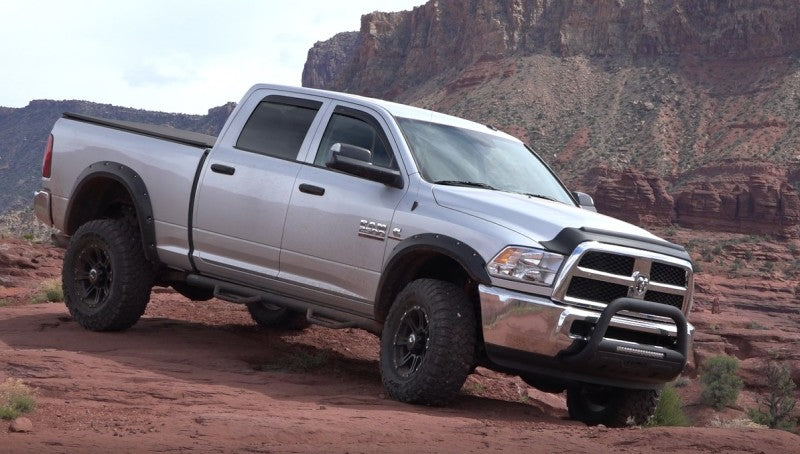 Lund 09-17 Dodge Ram 1500 (Excl. Rebel Models) Bull Bar w/Light & Wiring - Black 47121204