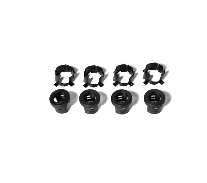 DV8 Offroad Jeep/Dodge/RAM Front Bezel & Rear Clip Replacement Kit for MOPAR Sensors - Set of 4 MPRSNSR-01