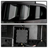 Spyder 10-12 Ford Mustang Light Bar Seq Turn Signal LED Tail Lights - Smoke ALT-YD-FM10-LED-SM 5085115