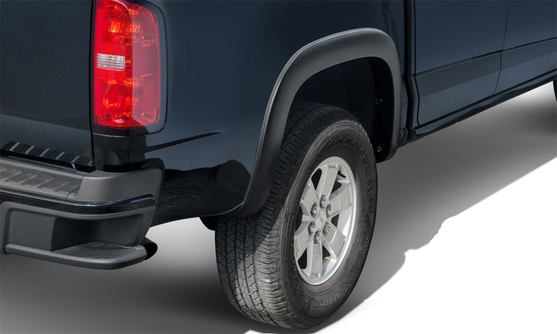 Bushwacker 15-19 Chevy Colorado (Excl. ZR2) OE Style Fender Flares 2pc Rear - Black 40134-02