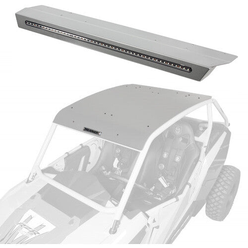 PRO ARMOR Asylum Roof W/ Light Bar Turbo Silver P141R123TS