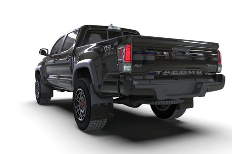 Rally Armor 16-22 Toyota Tacoma Black Mud Flap w/ Grey Logo MF94-BLK-GRY