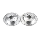 Power Stop 95-01 Ford Explorer Rear Evolution Drilled & Slotted Rotors - Pair AR8552XPR