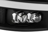 AlphaRex 07-13 Chevy 1500HD(NewBody) NOVA LED Proj Headlight Plank Sty Glos Blk w/Activ Lite/Seq Sig 880208