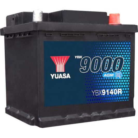 Yuasa YBX9140R High Performance Maintenance Free AGM 12 Volt Battery