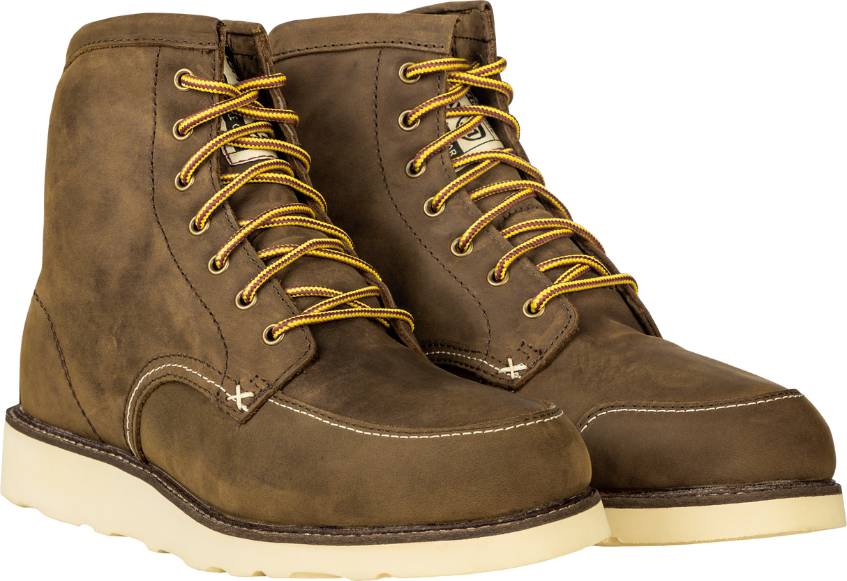 HIGHWAY 21 Journeyman Boots Brown Sz 06 361-80806
