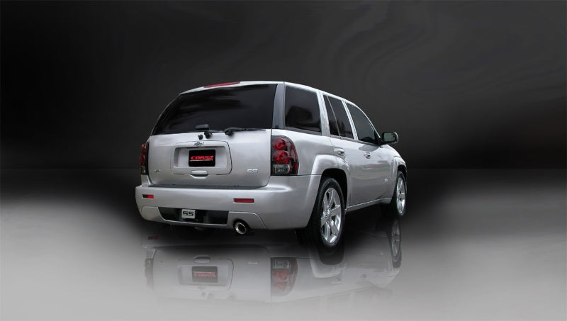 Corsa 06-08 Chevrolet Trailblazer SS 6.0L V8 Polished Sport Cat-Back Exhaust 14256