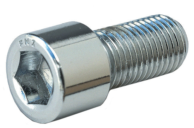 CY-CHROME M6-1.0x80mm Bolts Chrome Allen Head 2/Pk MCS074