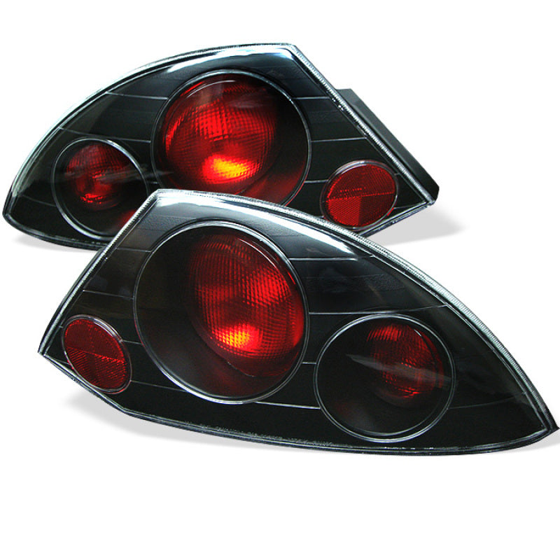 Spyder Mitsubishi Eclipse 00-02 Euro Style Tail Lights Black ALT-YD-ME00-BK 5006288