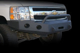 DV8 Offroad 07-13 Chevrolet Silverado 1500 Front Bumper - Black Powdercoat FBCS1-01