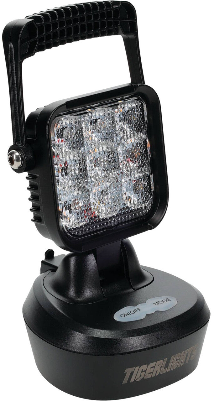 TIGER LIGHTS Magnetic Led Work Light Flashing Amber Rechargeable TL2460