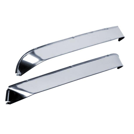 AVS 76-98 Plymouth PB200 Ventshade Window Deflectors 2pc - Stainless 12030