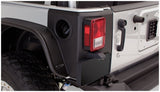 Bushwacker 07-18 Jeep Wrangler Trail Armor Rear Corners - Black 14009