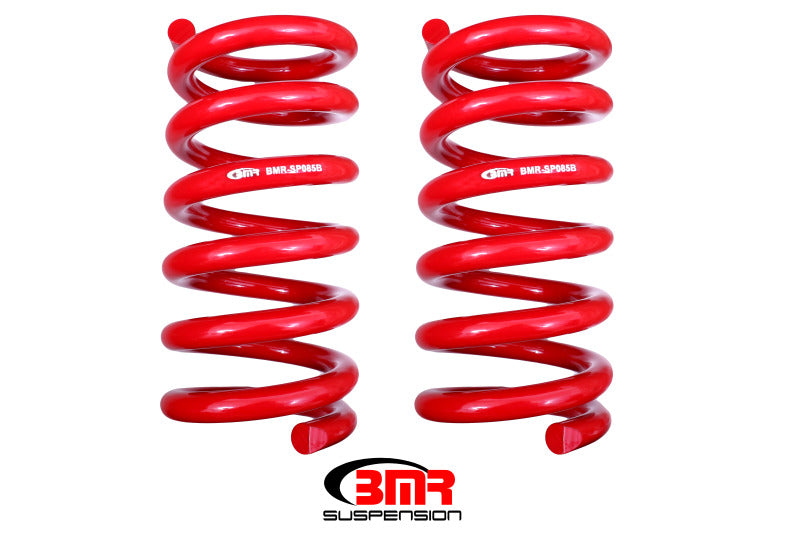 BMR 15-17 S550 Mustang Rear Handling Version Lowering Springs - Red SP085R
