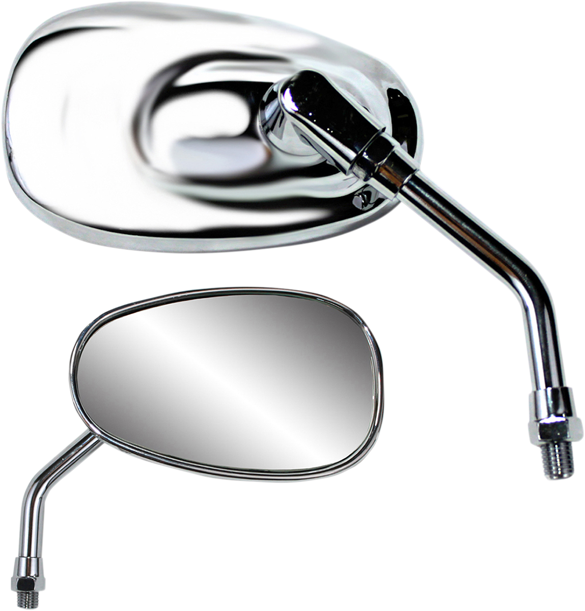 Parts Unlimited Mirror - Mini - Chrome 17037